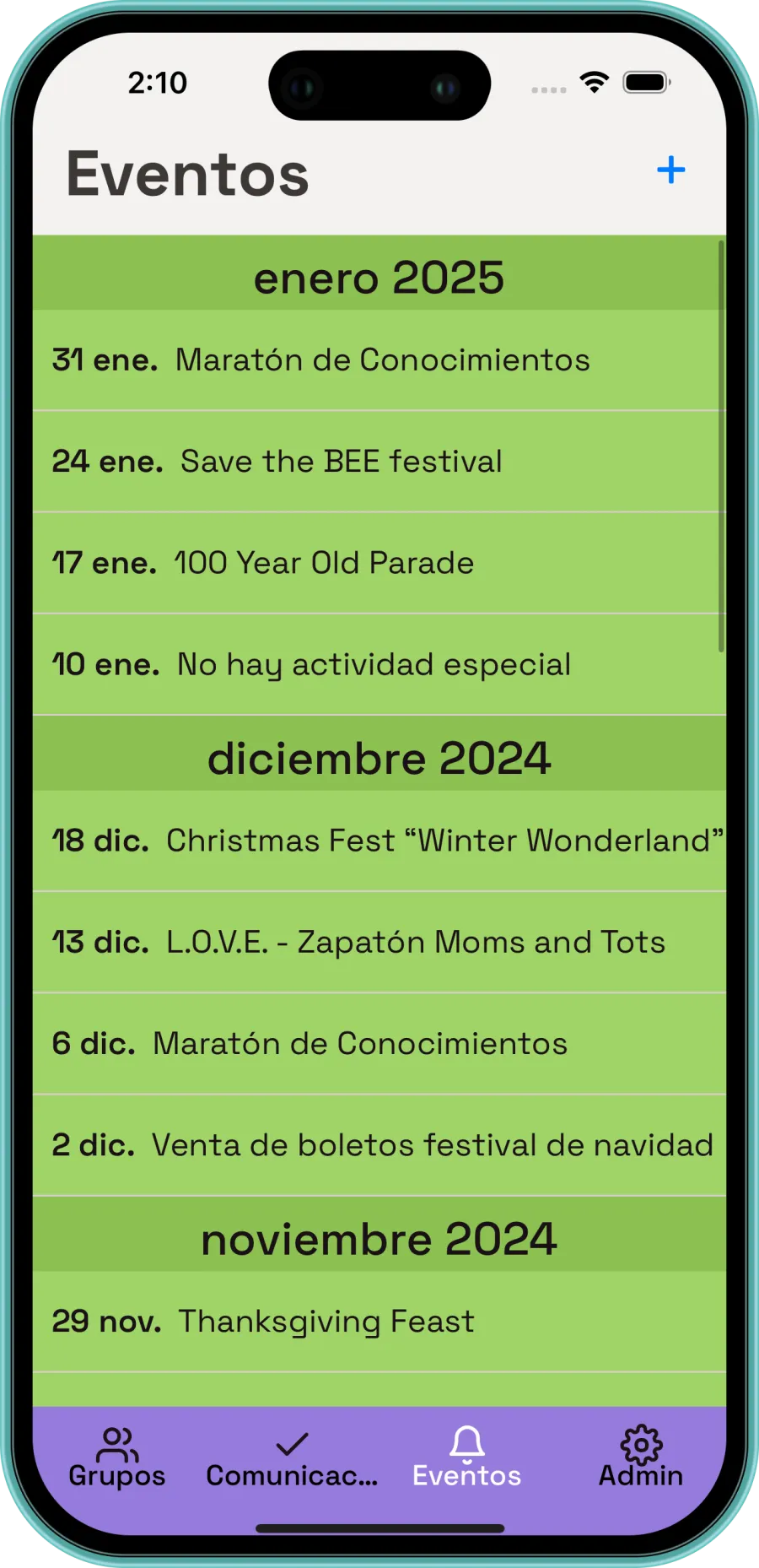 Eventos escolares con confirmación de asistencia en Skola App